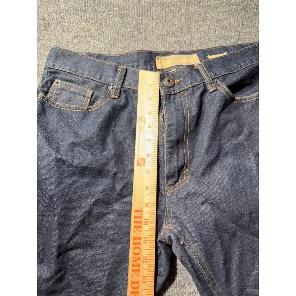 Vintage Genes 1891 Slim Fit Jeans Mens 34x30 Dark Wash Indigo Denim Pants